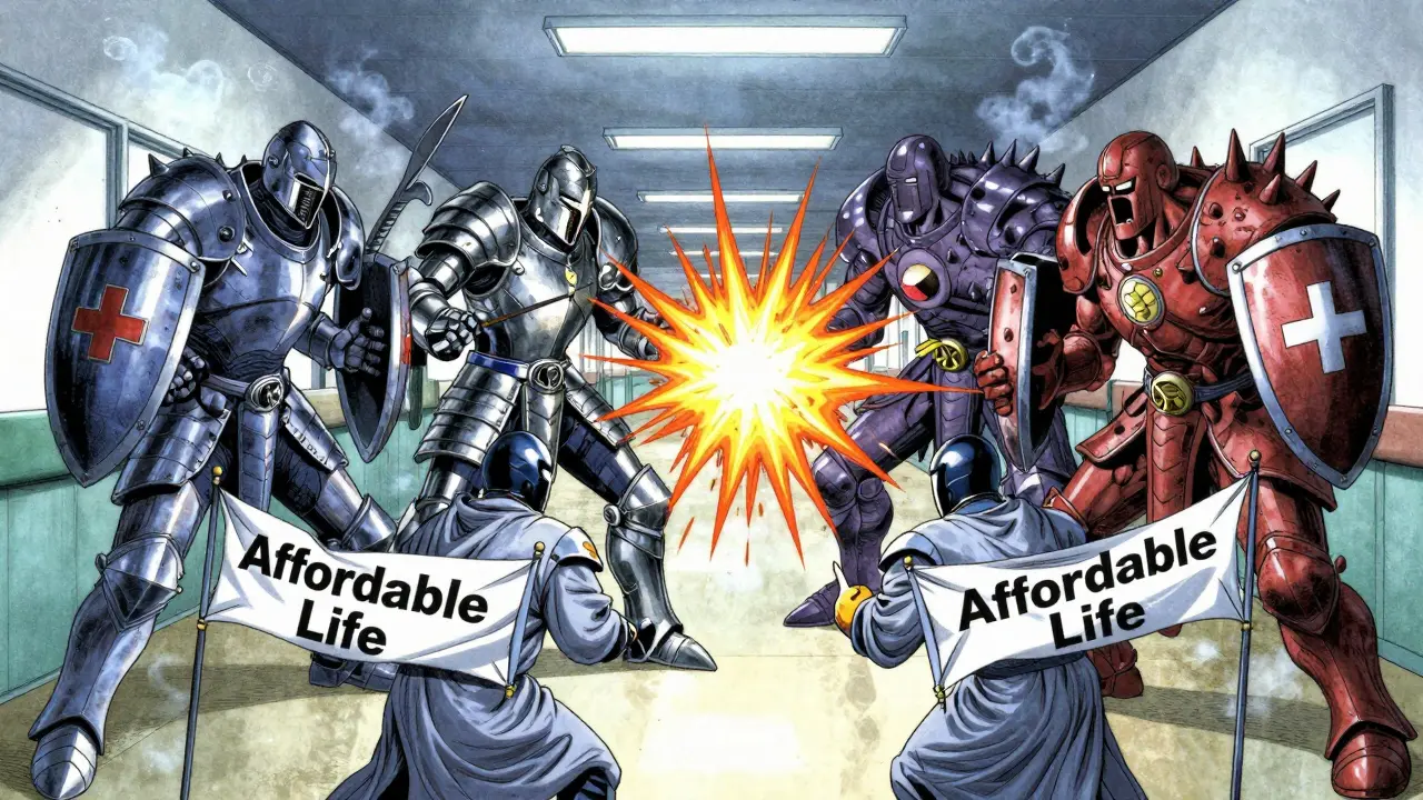 バイオシミラーと特許の巨人が戦う病院の戦場。