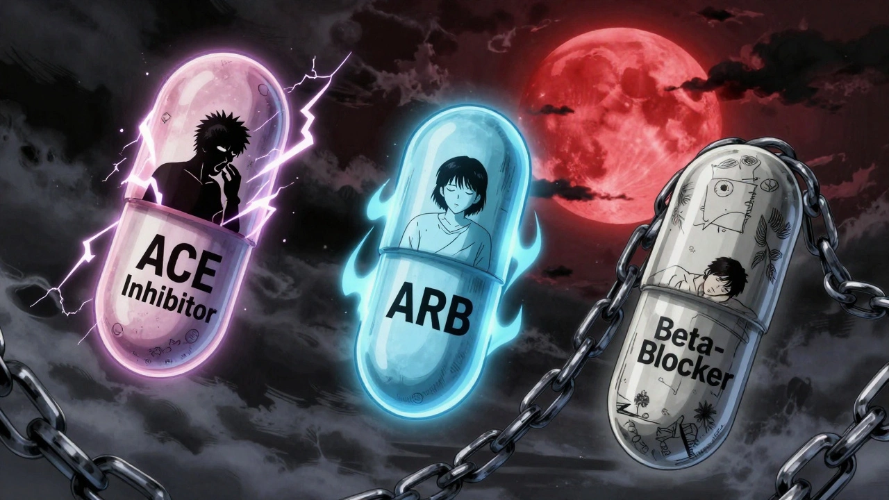 高血圧治療の三大薬剤：ベータブロッカー、ACE阻害薬、ARBの比較とリスク