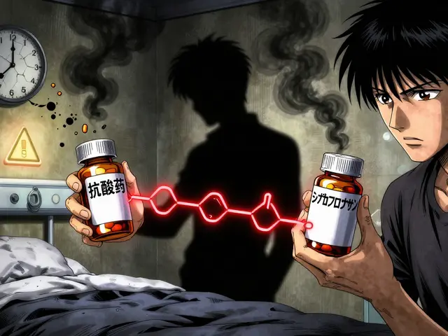 抗酸薬と抗生物質：相互作用を避けるための服用タイミング