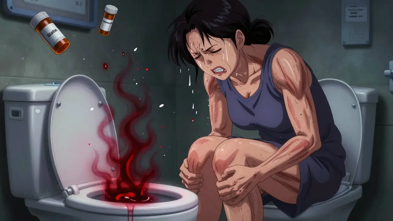 薬の相互作用による横紋筋融解症：筋肉の急速な分解と緊急事態