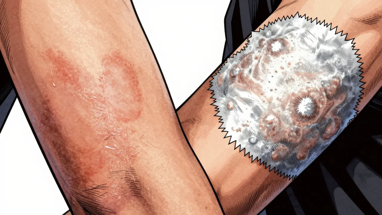 湿疹と乾癬の違い：発疹の外見で見分けるポイント