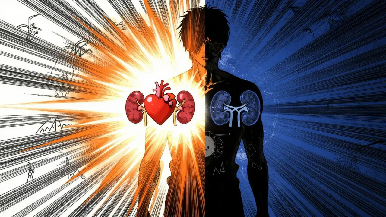 治療選択におけるリスクとベネフィットの表現画